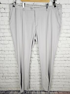 ALPHA + STEELE | AS1F3002 stretch modern slim fit suit trouser dress pants